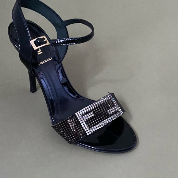 Fendi Swarovski Open Toe Heels Italy Size 37 - Picture 5 of 12